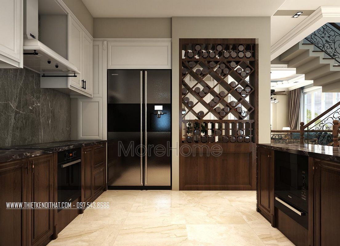 Thiết kế nội thất biệt thự Vinhomes Riverside Long Biên Hà Nội